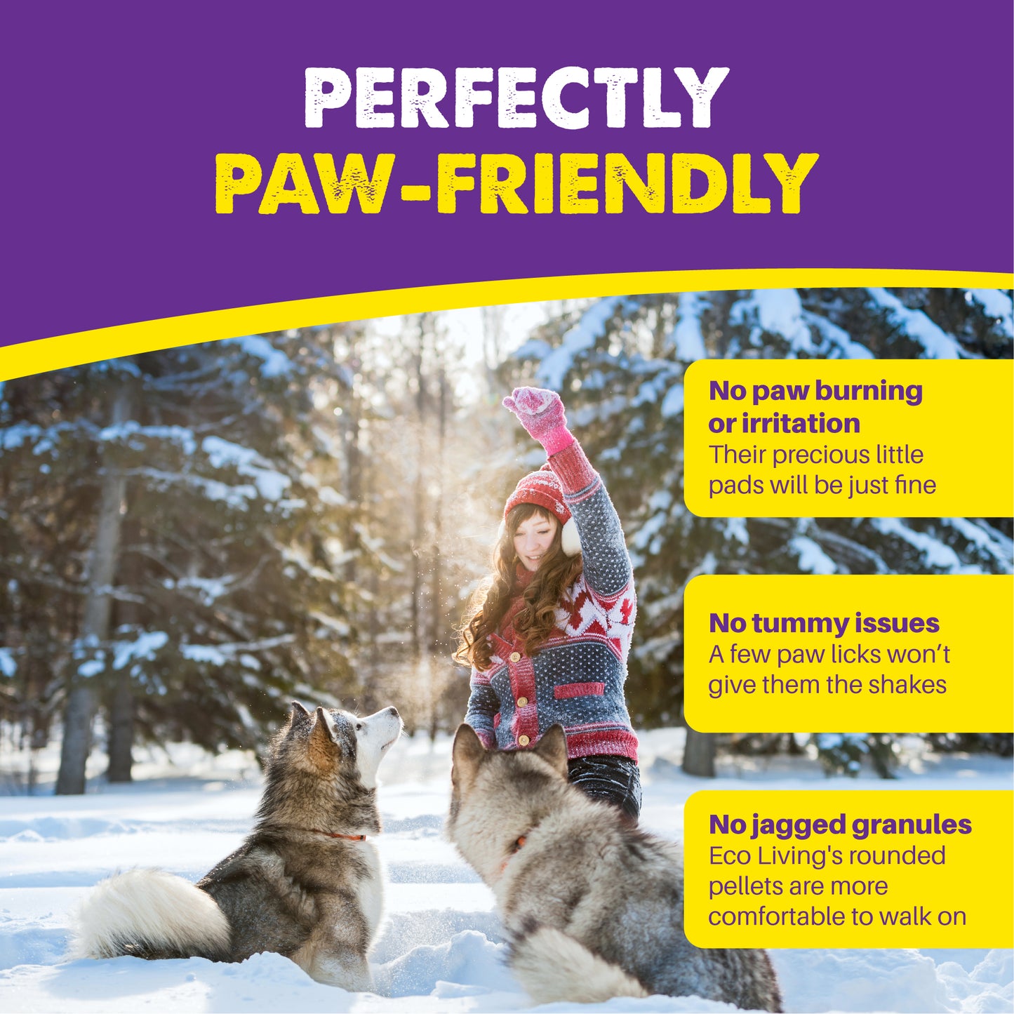 Eco Living Solutions | Pet Safe Snow & Ice Melt