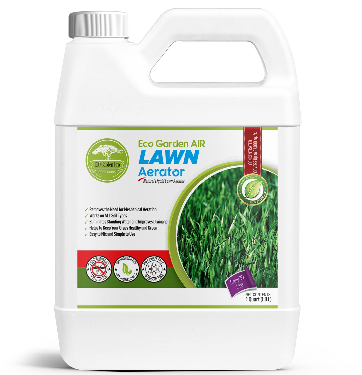Eco Garden Air - Liquid Lawn Aerator & Soil Conditioner
