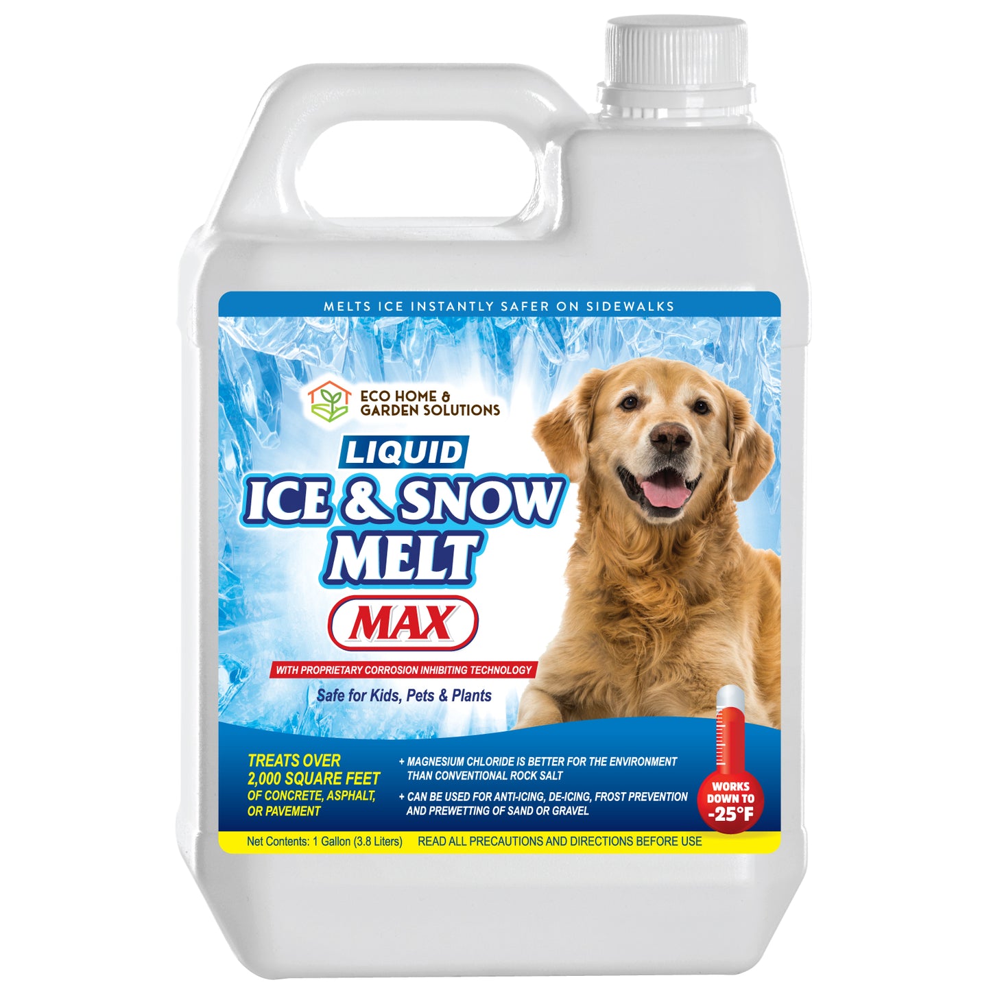 Eco Living Solutions | Liquid Ice & Snow Melt | Liquid Deicer MAX